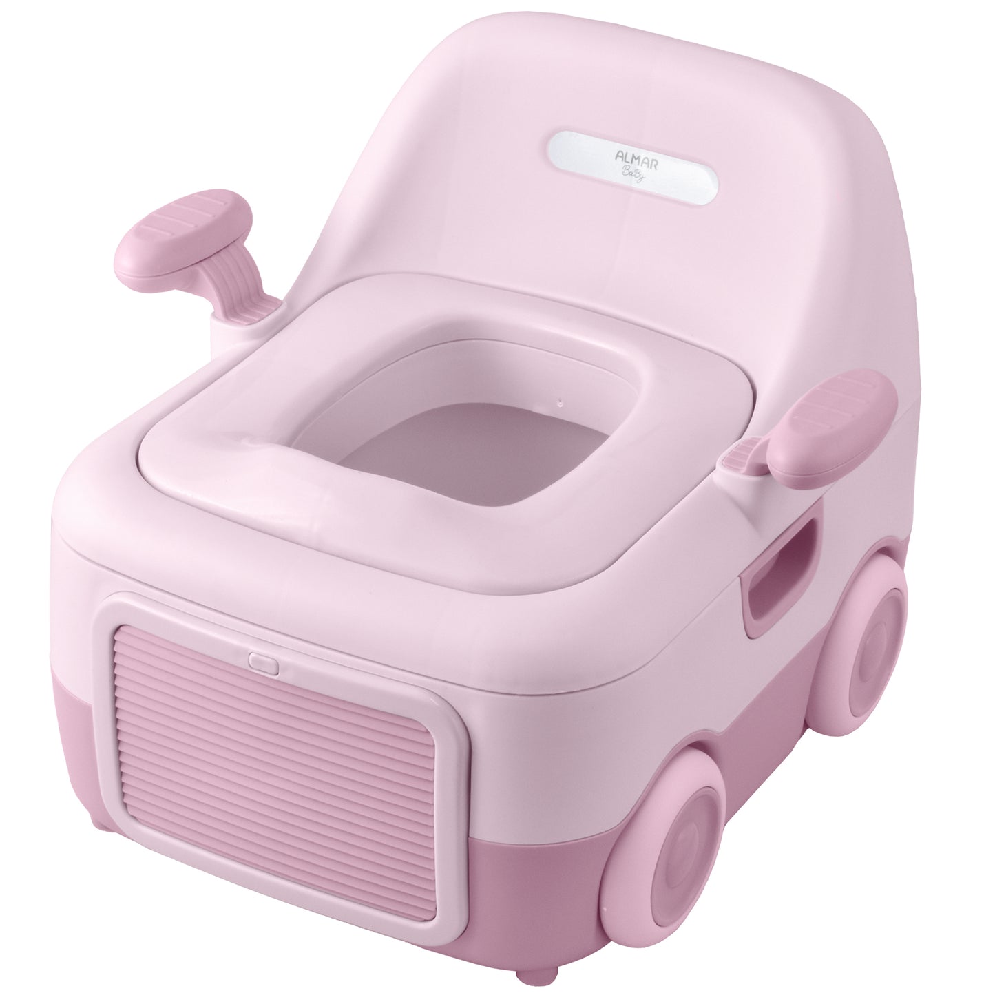 ALMAR BABY Orinal en forma de coche 3 en 1,portátil, adaptador de wc y taburete alzador