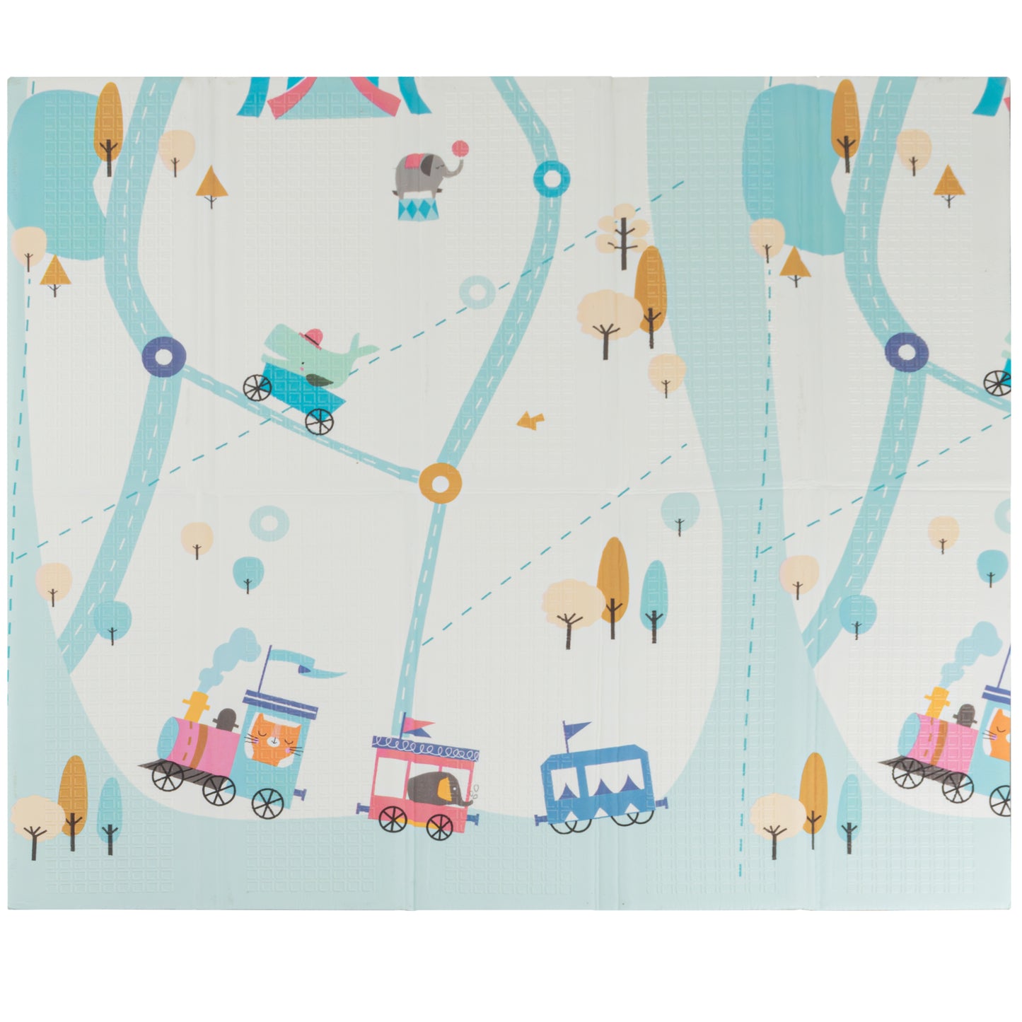 Almar Baby Alfombra Bebe Acolchada 1cm de Grosor Plegable Reversible Tapete de Actividades para Bebes y niños Modelo 1