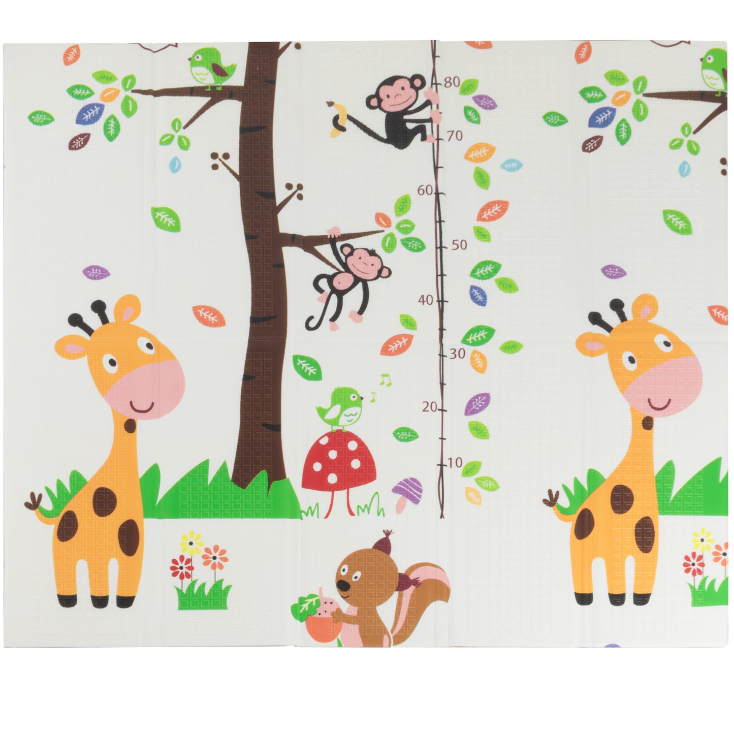 Almar Baby Alfombra Bebe Acolchada 1cm de Grosor Plegable Reversible Tapete de Actividades para Bebes y niños Modelo 4
