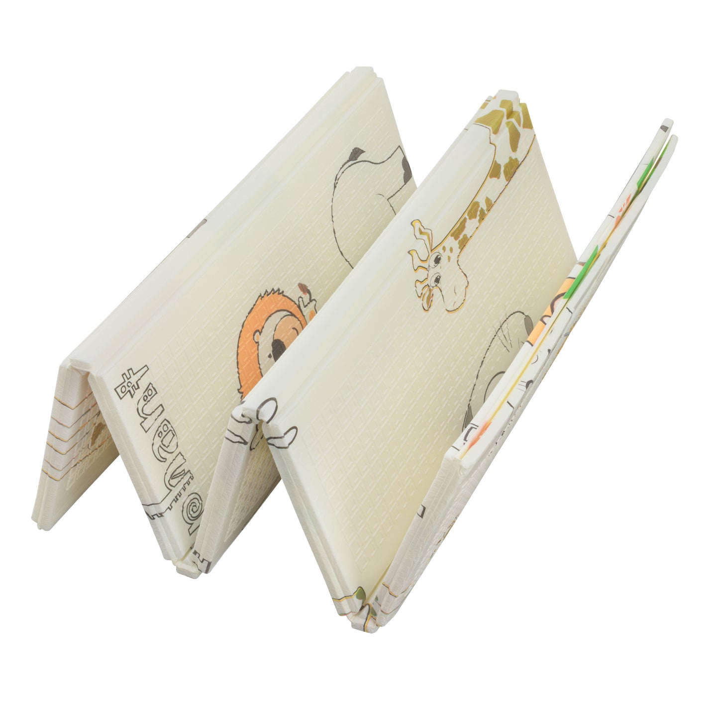 Almar Baby Alfombra Bebe Acolchada 1cm de Grosor Plegable Reversible Tapete de Actividades para Bebes y niños Modelo 4