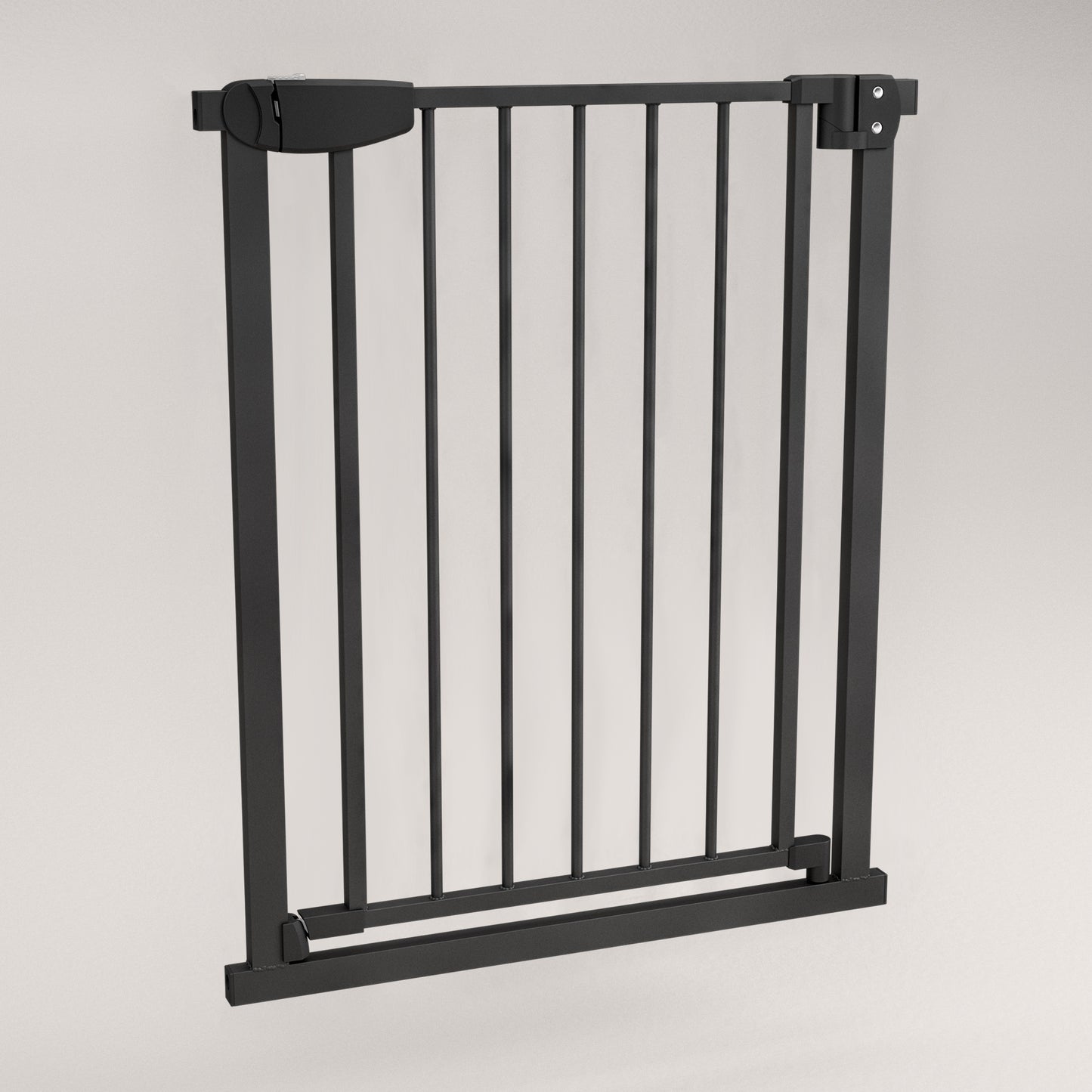 ALMAR Baby Barrera de seguridad 67 a 74 cm para puertas, pasillos o escaleras para niños o mascotas con cierre de seguridad