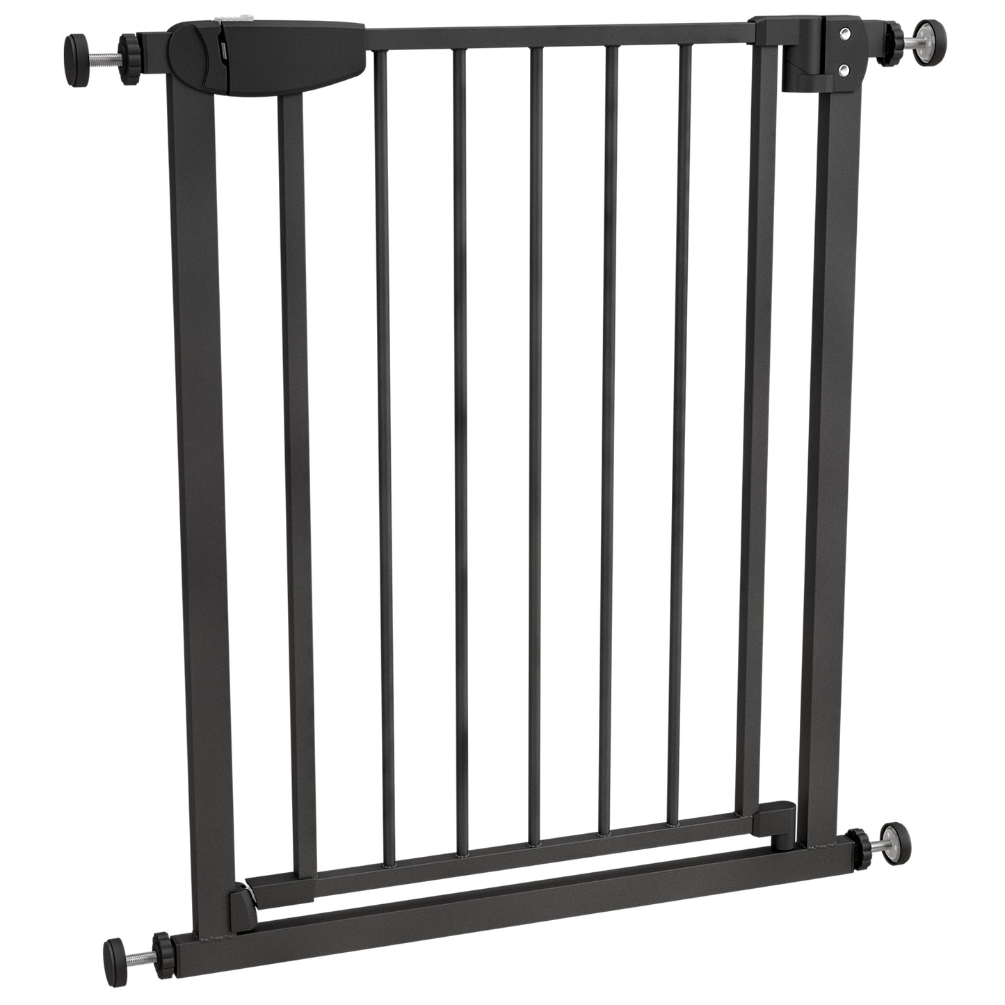 ALMAR Baby Barrera de seguridad 67 a 74 cm para puertas, pasillos o escaleras para niños o mascotas con cierre de seguridad