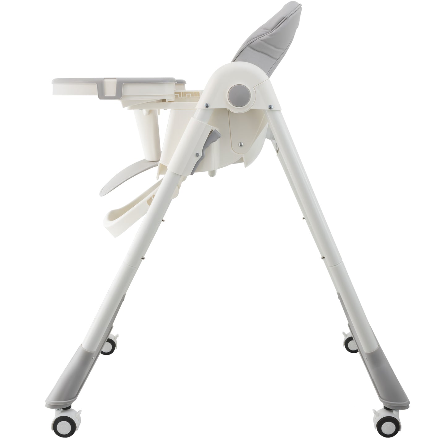 ALMAR Baby Trona de bebe plegable, elevable, evolutiva y reclinable con bandeja extraible