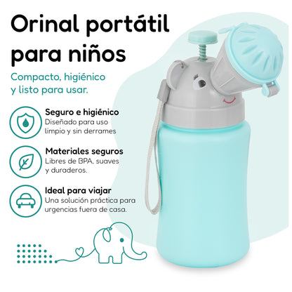 ALMAR Baby Orinal portátil infantil antiderrames para niños