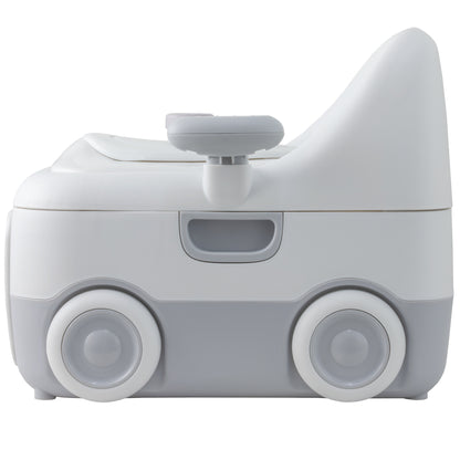 ALMAR BABY Orinal en forma de coche 3 en 1,portátil, adaptador de wc y taburete alzador