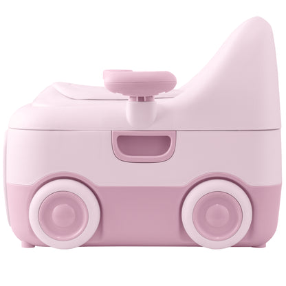ALMAR BABY Orinal en forma de coche 3 en 1,portátil, adaptador de wc y taburete alzador