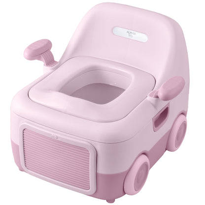 ALMAR BABY Orinal en forma de coche 3 en 1,portátil, adaptador de wc y taburete alzador
