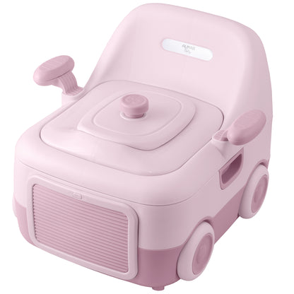 ALMAR BABY Orinal en forma de coche 3 en 1,portátil, adaptador de wc y taburete alzador