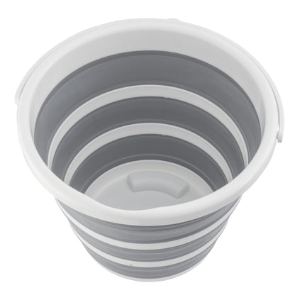 Cubo Plegable de Silicona – 10L, Compacto y Resistente – Ideal para Camping, Limpieza, Jardín o Playa