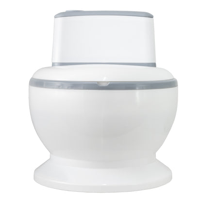 ALMAR Baby Orinal portátil con forma de wc para niños, con sonido de descarga de cadena, y portarrollos integrado