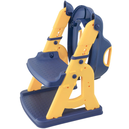 Escalera wc - Asiento Inodoro Infantil con Escalera  – Reductor WC para Niño o Niña, con Peldaños Antideslizantes y Asiento Suave – Entrenador de Baño para Niños de 1 a 7 Años