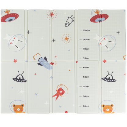 Almar Baby Alfombra Bebe Acolchada 1cm de Grosor Plegable Reversible Tapete de Actividades para Bebes y niños Modelo 1