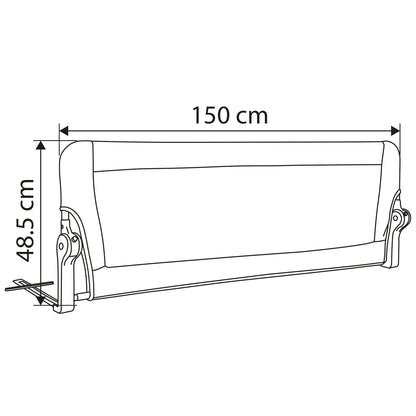 Barrera de cama plegable Almar Baby 150 cm para niños