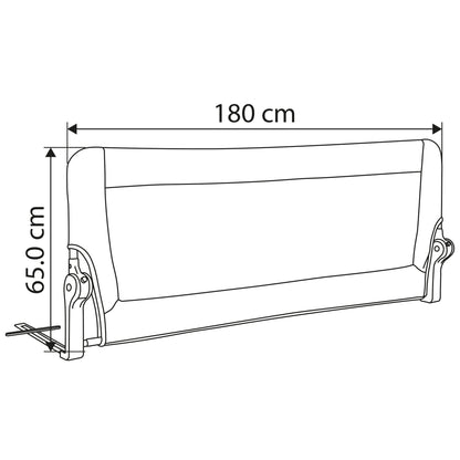 Barrera de cama plegable Almar Baby 180 cm para niños