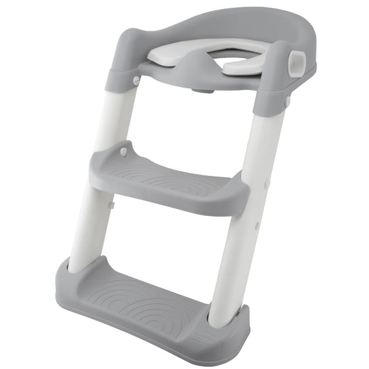 ALMAR Baby Adaptador WC con escalera para niños plegable, reductor de inodoro con cojín