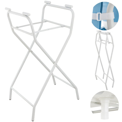 Soporte plegable para bañera de bebé – Patas metálicas estables y compactas, estructura ligera y segura