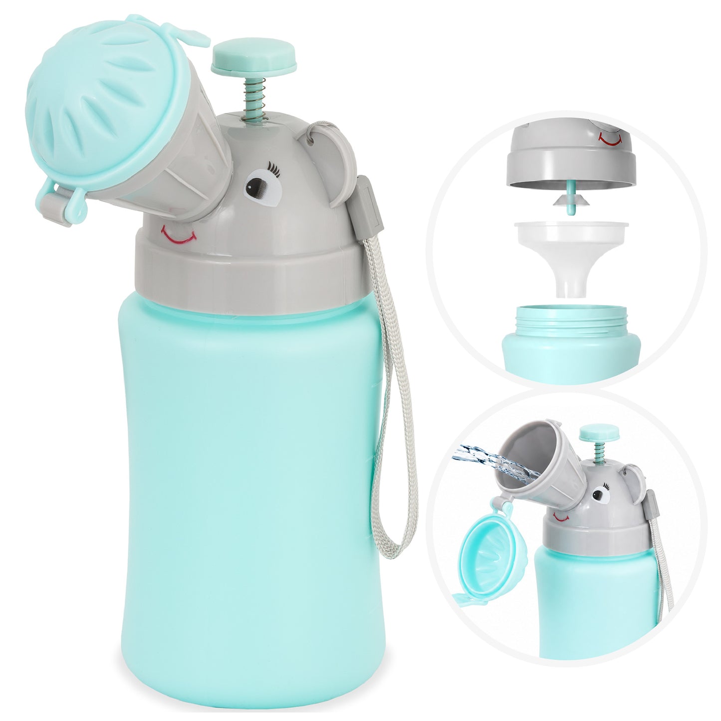 ALMAR Baby Orinal portátil infantil antiderrames para niños