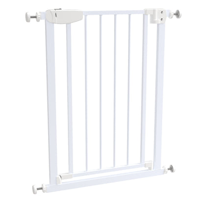 ALMAR Baby Barrera de seguridad de 61 a 68 cm para puertas, pasillos o escaleras para niños o mascotas con cierre de seguridad
