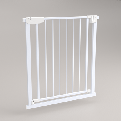 ALMAR Baby Barrera de seguridad  de 75 a 82cm para puertas, pasillos o escaleras para niños o mascotas con cierre de seguridad