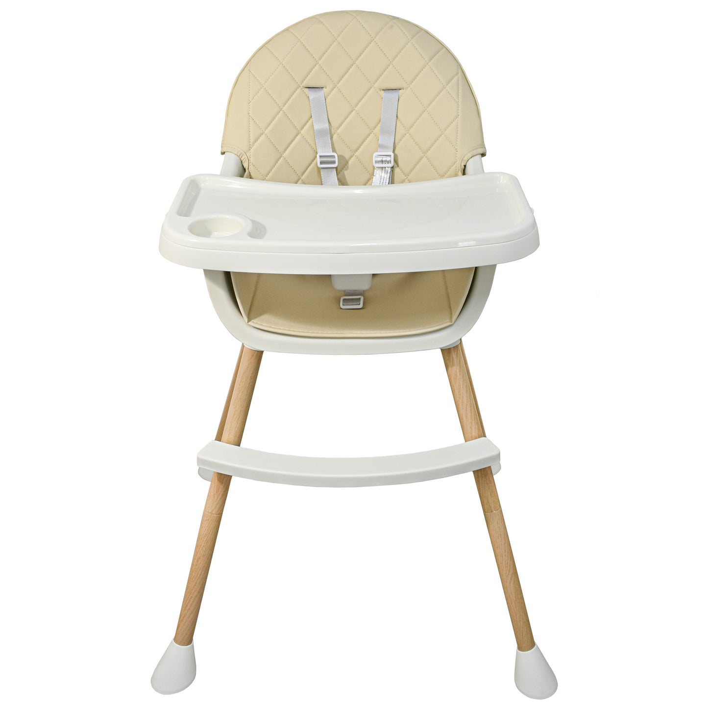 ALMAR Baby Trona para bebe 2 en 1 convertible en trona baja con asiento acolchado y bandeja trona para comer evolutiva de 6 a 36 meses