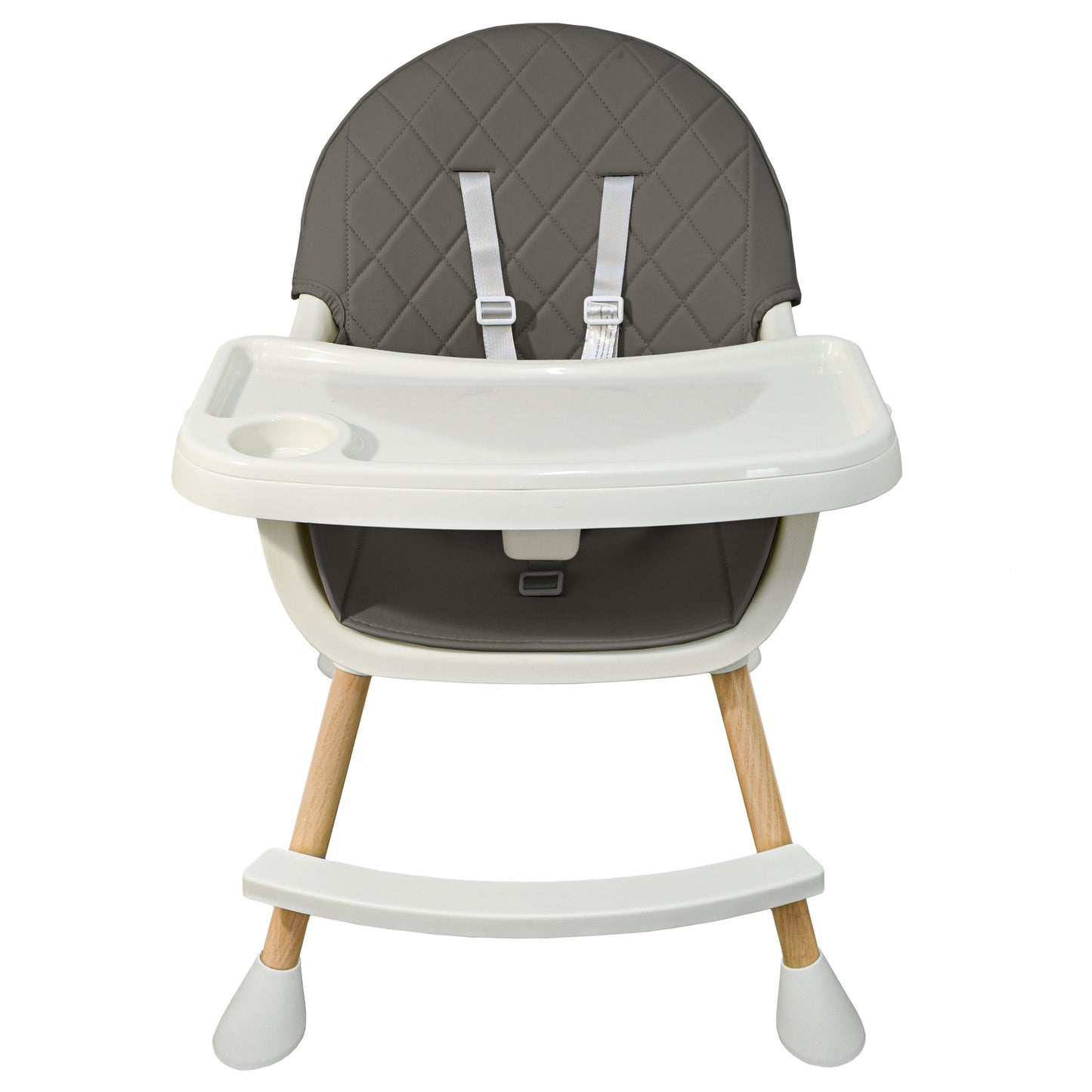 ALMAR Baby Trona para bebe 2 en 1 convertible en trona baja con asiento acolchado y bandeja trona para comer evolutiva de 6 a 36 meses