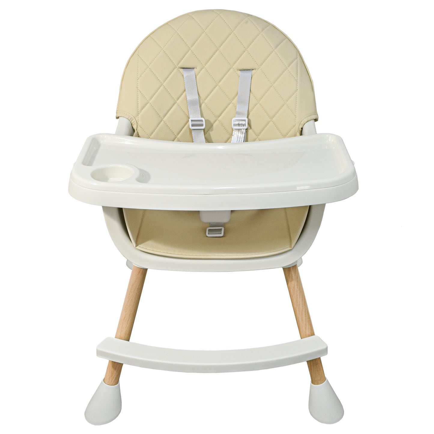 ALMAR Baby Trona para bebe 2 en 1 convertible en trona baja con asiento acolchado y bandeja trona para comer evolutiva de 6 a 36 meses