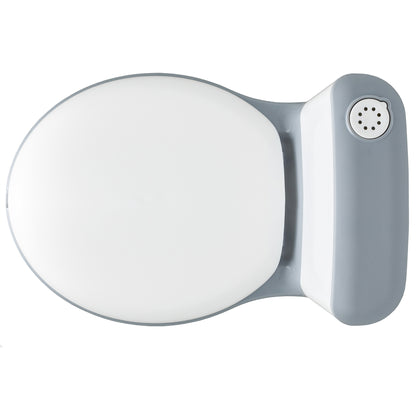 ALMAR Baby Orinal portátil con forma de wc para niños, con sonido de descarga de cadena, y portarrollos integrado