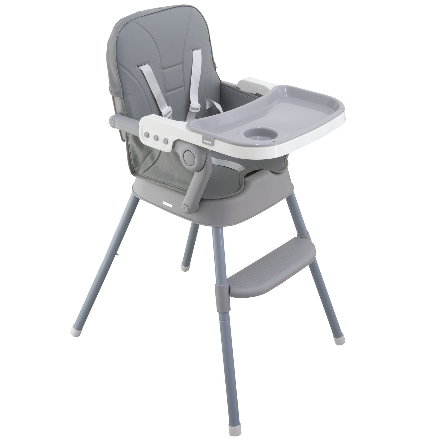 ALMAR Baby Trona Evolutiva 3 en 1 para Bebé – Silla Alta Convertible en Asiento Elevador y Silla Infantil – Ajustable, con Arnés de Seguridad, Bandeja Desmontable y Cojín Impermeable