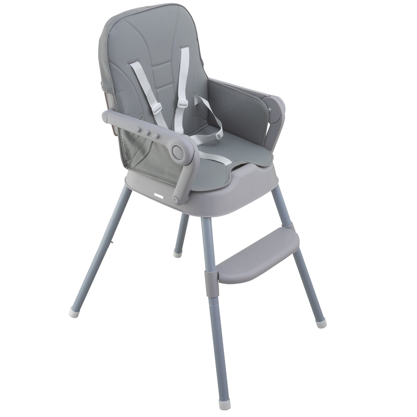 ALMAR Baby Trona Evolutiva 3 en 1 para Bebé – Silla Alta Convertible en Asiento Elevador y Silla Infantil – Ajustable, con Arnés de Seguridad, Bandeja Desmontable y Cojín Impermeable