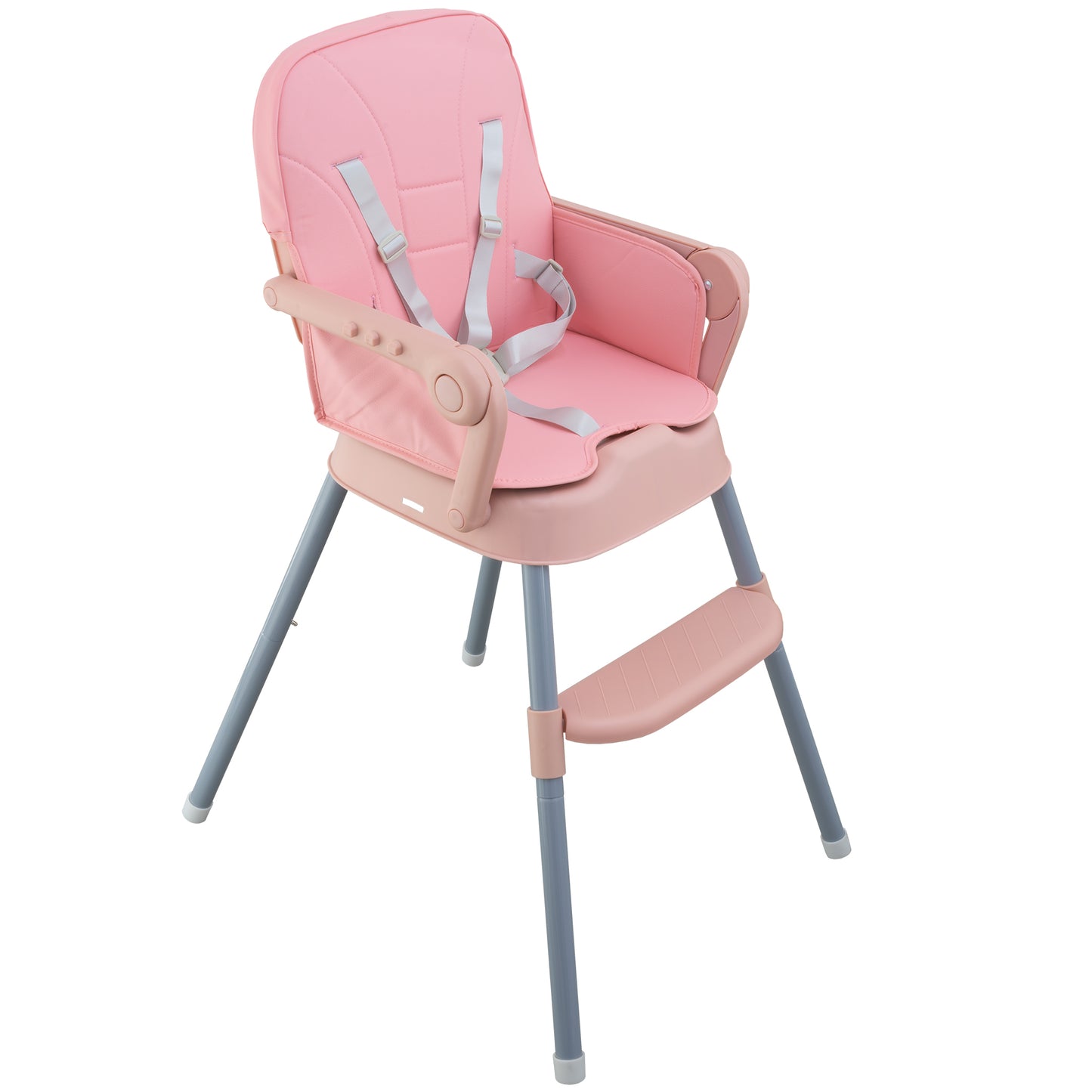 ALMAR Baby Trona Evolutiva 3 en 1 para Bebé – Silla Alta Convertible en Asiento Elevador y Silla Infantil – Ajustable, con Arnés de Seguridad, Bandeja Desmontable y Cojín Impermeable