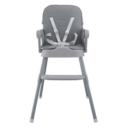 ALMAR Baby Trona Evolutiva 3 en 1 para Bebé – Silla Alta Convertible en Asiento Elevador y Silla Infantil – Ajustable, con Arnés de Seguridad, Bandeja Desmontable y Cojín Impermeable