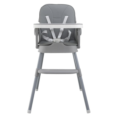 ALMAR Baby Trona Evolutiva 3 en 1 para Bebé – Silla Alta Convertible en Asiento Elevador y Silla Infantil – Ajustable, con Arnés de Seguridad, Bandeja Desmontable y Cojín Impermeable