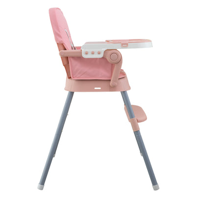 ALMAR Baby Trona Evolutiva 3 en 1 para Bebé – Silla Alta Convertible en Asiento Elevador y Silla Infantil – Ajustable, con Arnés de Seguridad, Bandeja Desmontable y Cojín Impermeable