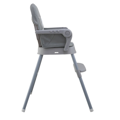 ALMAR Baby Trona Evolutiva 3 en 1 para Bebé – Silla Alta Convertible en Asiento Elevador y Silla Infantil – Ajustable, con Arnés de Seguridad, Bandeja Desmontable y Cojín Impermeable