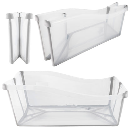 ALMAR Baby Bañera plegable transparente para bebé