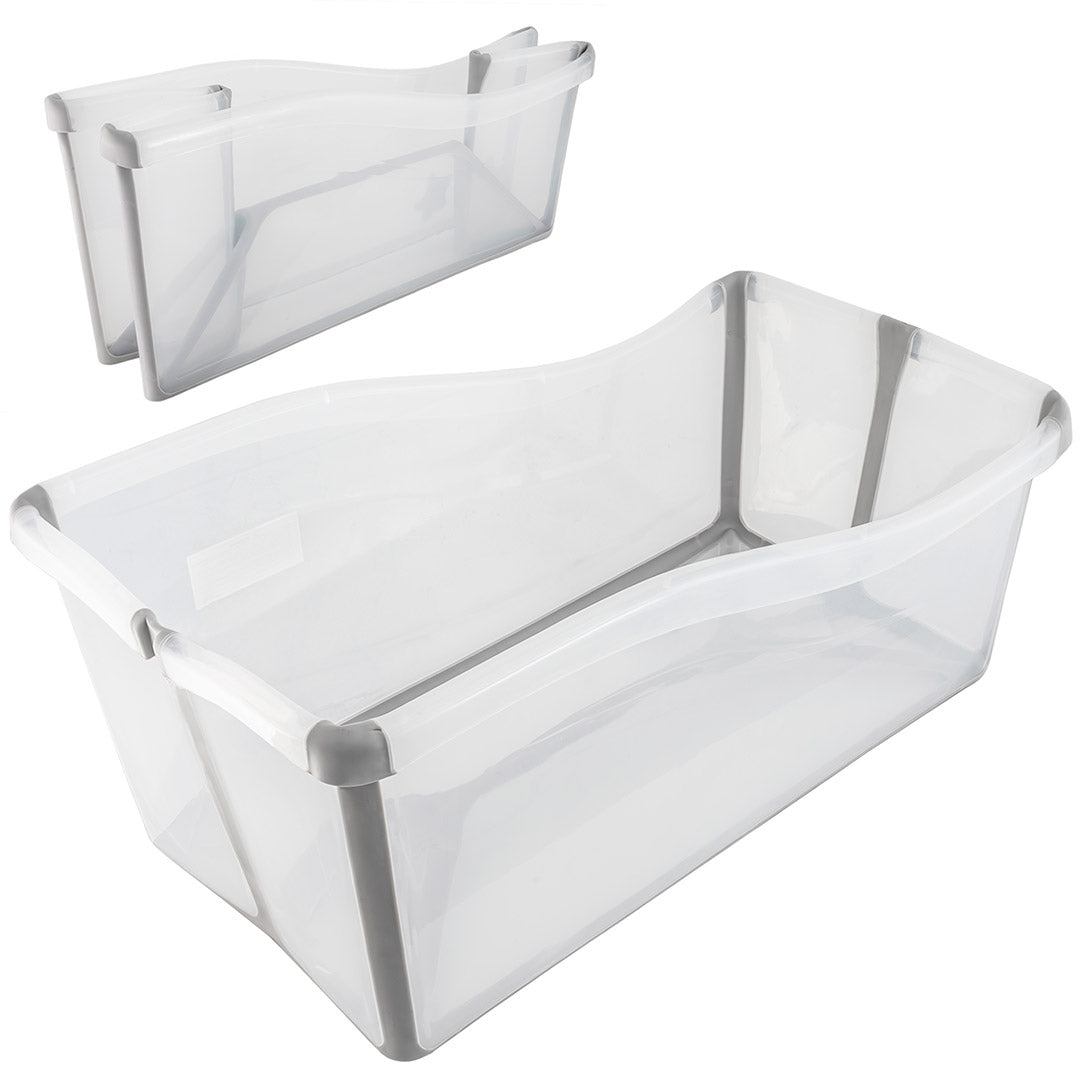 ALMAR Baby Bañera plegable transparente para bebé