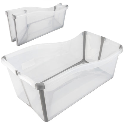 ALMAR Baby Bañera plegable transparente para bebé