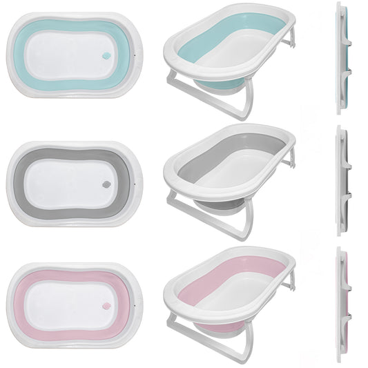 ALMAR Baby Bañera plegable para bebe plegado compacto con antideslizante