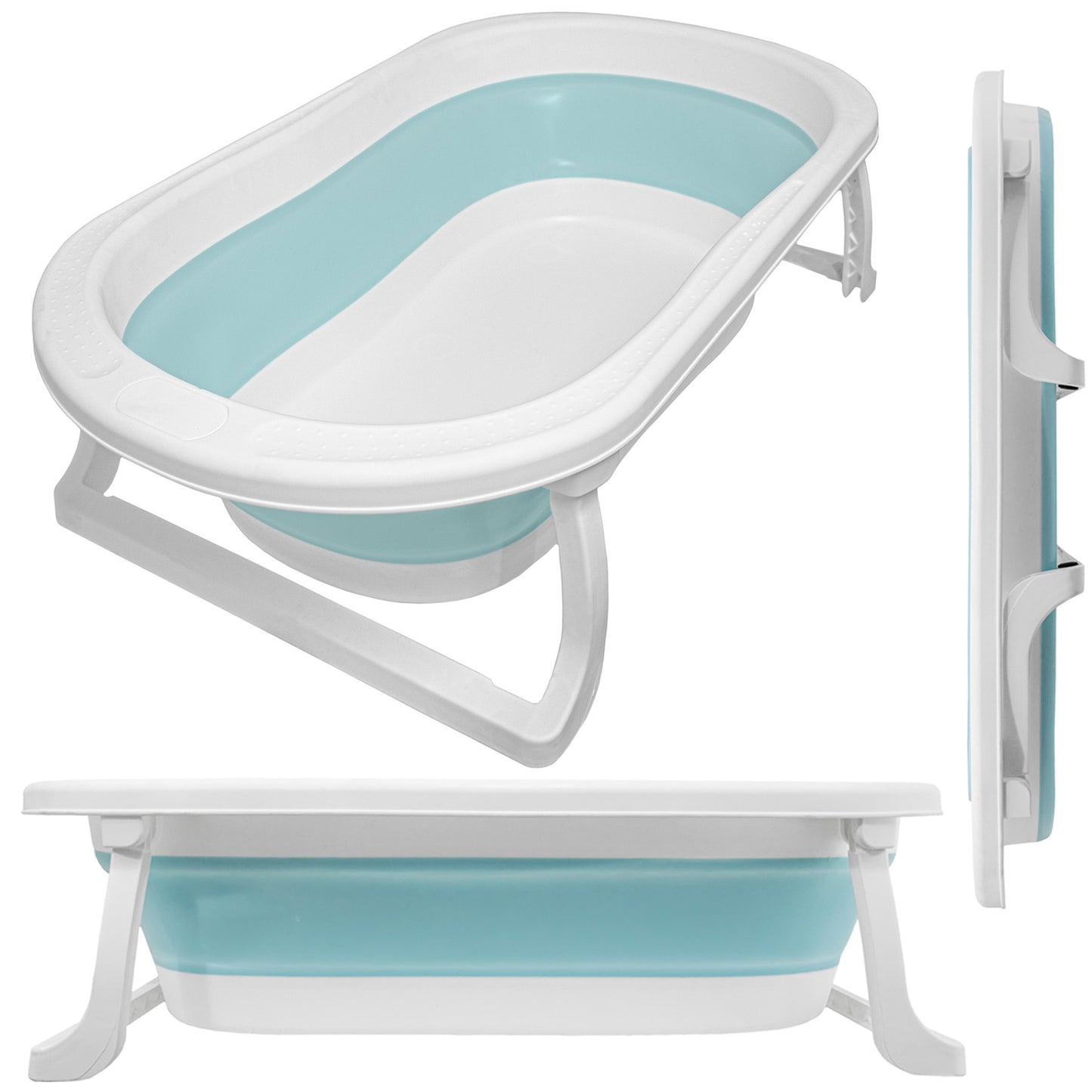 ALMAR Baby Bañera plegable para bebe plegado compacto con antideslizante