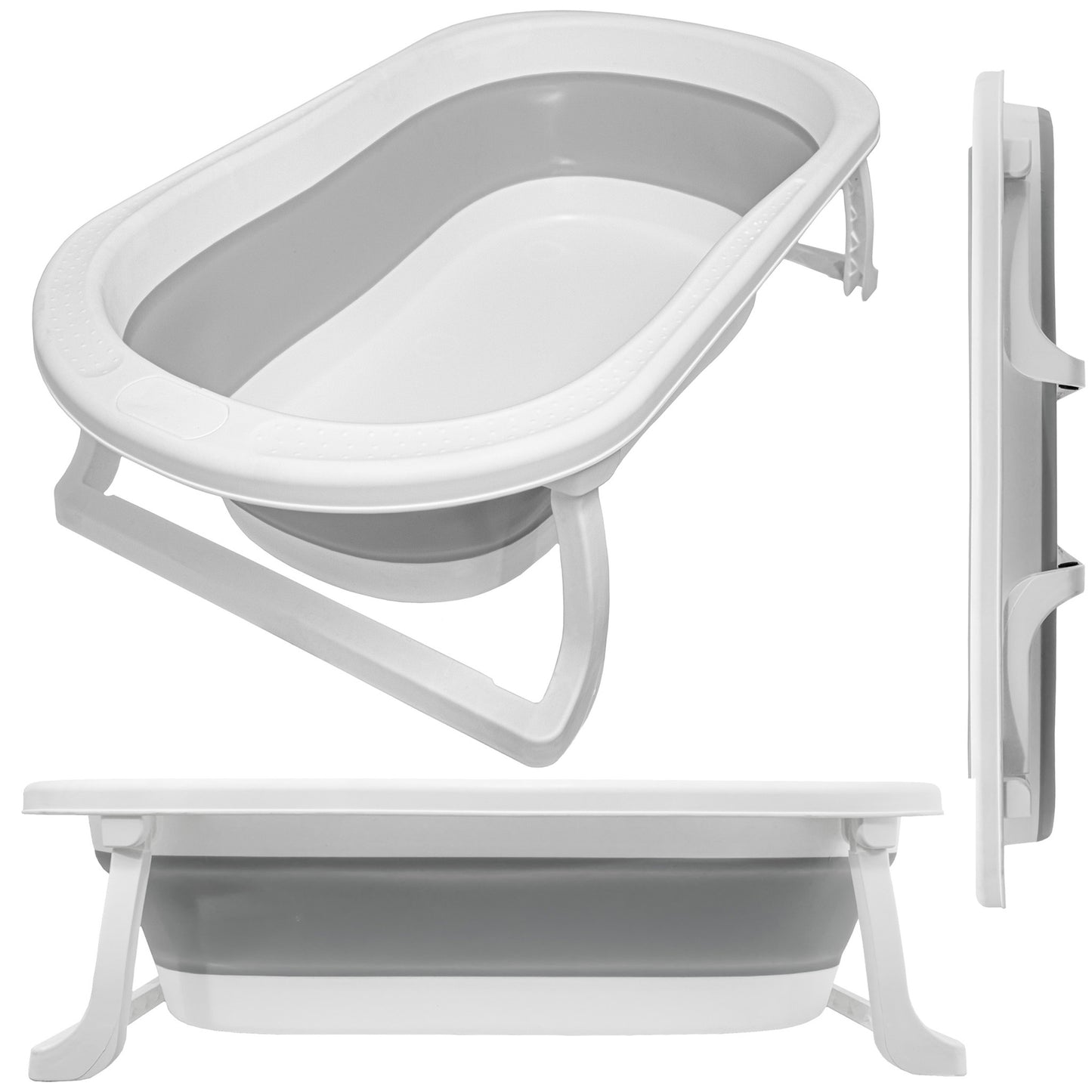 ALMAR Baby Bañera plegable para bebe plegado compacto con antideslizante