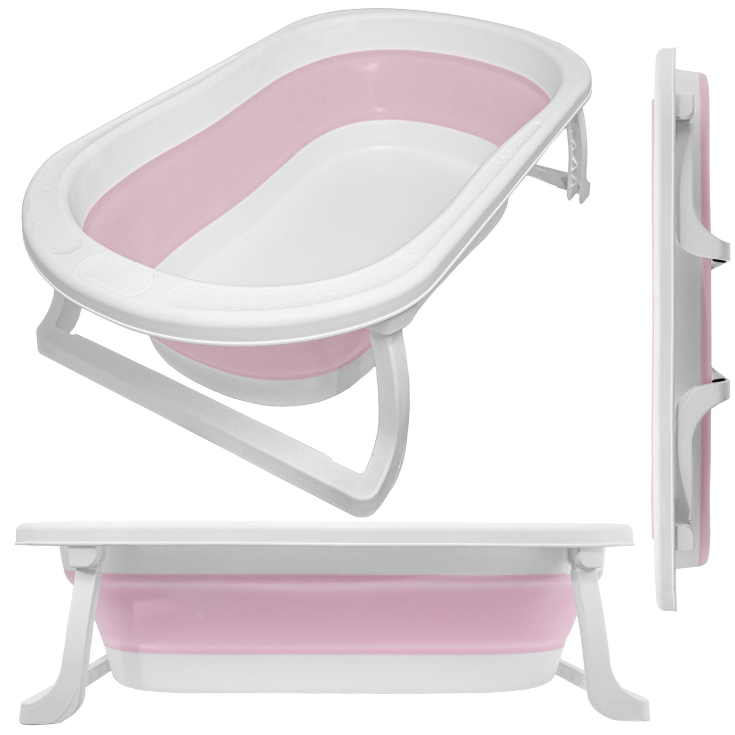 ALMAR Baby Bañera plegable para bebe plegado compacto con antideslizante