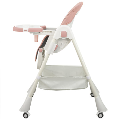 ALMAR Baby Trona de bebe evolutiva , plegable, elevable y reclinable con bandeja extraible