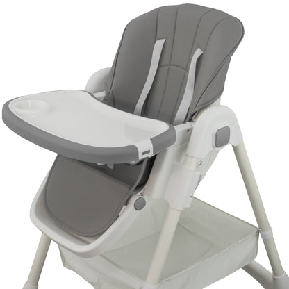 ALMAR Baby Trona de bebe evolutiva , plegable, elevable y reclinable con bandeja extraible
