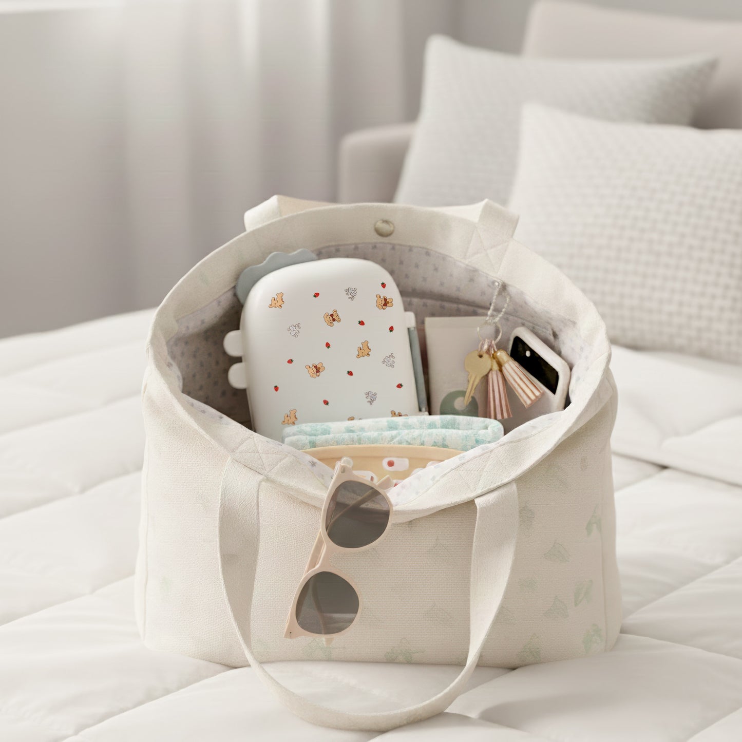 Almar Baby Set de Limpieza de Biberones Portátil para Bebés – Estuche Compacto con Cepillos, Limpiador de Tetinas y Spray – Ideal para Viajes, Paseos y Guardería