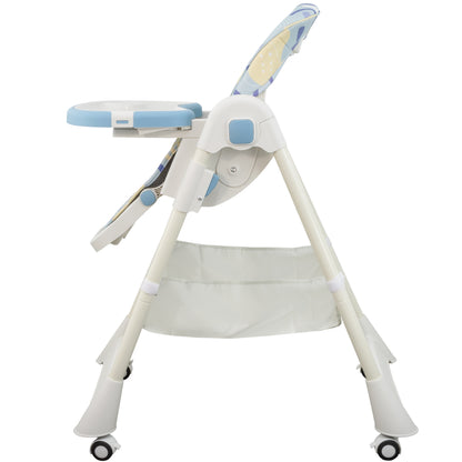 ALMAR Baby Trona de bebe evolutiva , plegable, elevable y reclinable con bandeja extraible
