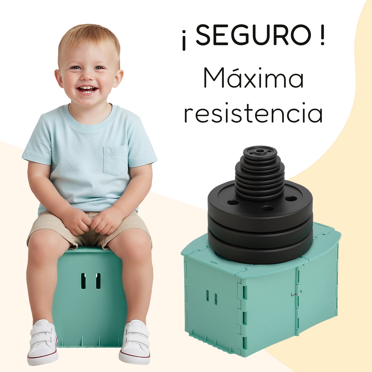 Almar Baby Orinal Plegable Portátil para Bebé y Niño con Bolsas – WC Infantil Compacto, Ligero y Fácil de Transportar